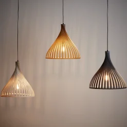 Suspension Crozon GoodHome E27 gris foncé