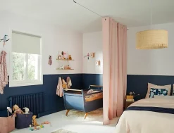 Suspension cylindre E27/100W H20cm Ø38 cm Ibiza raphia Corep