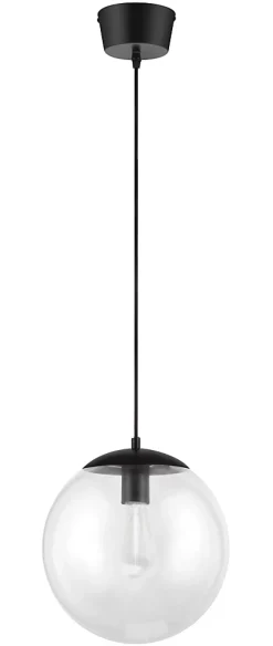Suspension Dacite E27 28W ⌀28xH.146.5cm noir GoodHome