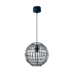 Suspension Dacite GoodHome noir l.28 cm IP20 E27
