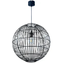 Suspension Dacite GoodHome noir l.48 cm IP20 E27