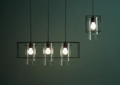 Suspension Daluiz GoodHome E27 noir mat