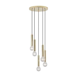 Suspension décorative 5xE27 23W IP20 - Métal doré