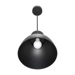 Suspension décorative 1xE27 23W IP20 - Métal noir