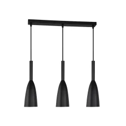 Suspension de plafond Light Prestige Solin noire 3 x E27 1 pc.