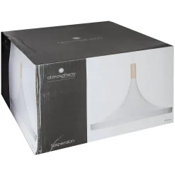 Suspension Deb blanche - métal D32 cm - Atmosphera