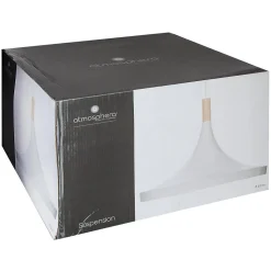 Suspension Deb blanche - métal D32 cm - Atmosphera