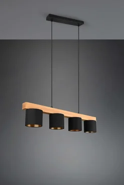 Suspension design 4 abats-jours Cameron