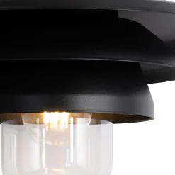 Suspension design d'extérieur noire IP44 - Morty