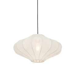 Suspension design en soie blanche 50 cm - Plu