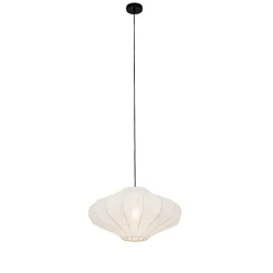 Suspension design en soie blanche 50 cm - Plu