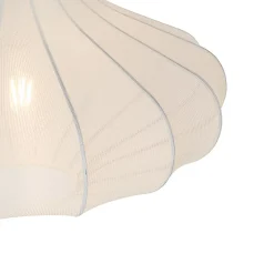 Suspension design en soie blanche 50 cm - Plu
