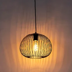 Suspension design noire - Wire Dough