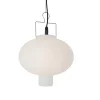 Suspension d'extérieur blanche 35 cm avec prise IP44 - Pion