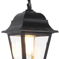 Suspension d'extérieur classique noire IP44 - Capital