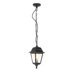 Suspension d'extérieur classique noire IP44 - Capital