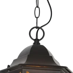 Suspension d'extérieur classique noire IP44 - Havana Up