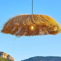 Suspension d'extérieur HAVANA Beige Jute H22 cm