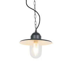 Suspension d'extérieur intelligente anthracite IP44 avec Wifi ST64 - Kansas Graphite