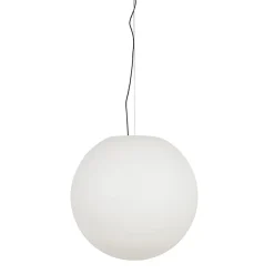 Suspension d'extérieur moderne blanche 77 cm IP65 - Nura