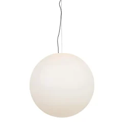 Suspension d'extérieur moderne blanche 77 cm IP65 - Nura