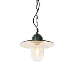 Suspension d'extérieur moderne vert foncé IP44 - Kansas