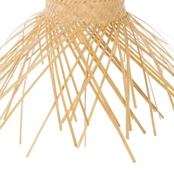 Suspension d'extérieur orientale en bambou 3 lumières IP44 - Carlos