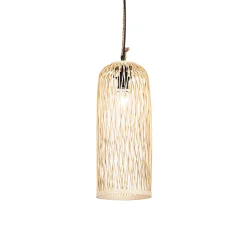 Suspension d'extérieur rustique en rotin 25 cm - Calamus