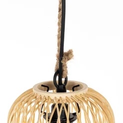 Suspension d'extérieur rustique en rotin 25 cm - Calamus