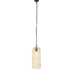 Suspension d'extérieur rustique en rotin 25 cm - Calamus