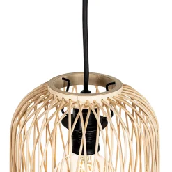 Suspension d'extérieur rustique en rotin 3 lumières - Calamus