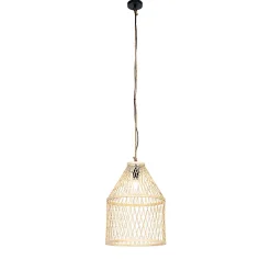 Suspension d'extérieur rustique en rotin 40x55 cm - Calamus