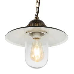 Suspension d'extérieur rustique or antique IP44 - Kansas