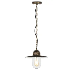 Suspension d'extérieur rustique or antique IP44 - Kansas