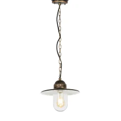 Suspension d'extérieur rustique or antique IP44 - Kansas