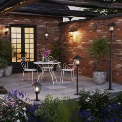 Suspension Docker E27 IP44 GoodHome noir