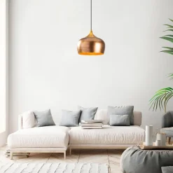 Suspension dorée en métal - CAMILLE