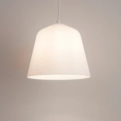 Suspension E27 IP20 plastique blanc L.80cm