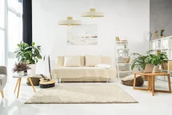 Suspension E27 Manaos blanc crème 40W IP20 L60 x l.38 x H.12 cm