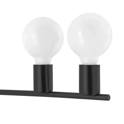 Suspension E27 métal noir mat L.60 x l.79 x H.60 cm GoodHome Darrah