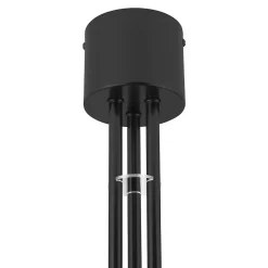 Suspension E27 métal noir mat L.60 x l.79 x H.60 cm GoodHome Darrah