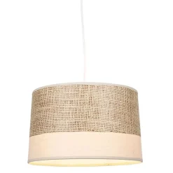 Suspension effet naturel beige D35