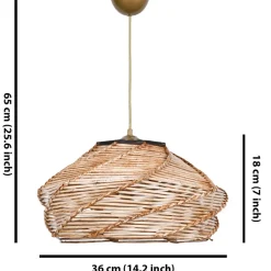 Suspension effet osier - SARAH
