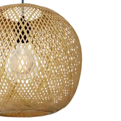 Suspension en bambou Ø35cm GoodHome Verdin