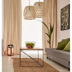 Suspension en bambou style bord de mer diamètre 40 cm- LUZ S