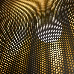 Suspension en métal E27 60W doré Ø38cm, Jumell Jafi