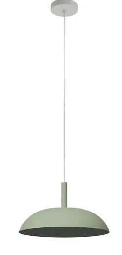 Suspension en métal E27 40W vert Ø38cm Eglo, Casteovio