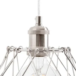 Suspension en métal 'FYN' D:40cm argenté