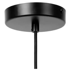 Suspension en verre 1 lampe ambré Ø30cm E27 40W Lucide, Ilona
