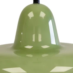 Suspension en verre et métal vert Ø26 cm E27 25 W Jumell Boli